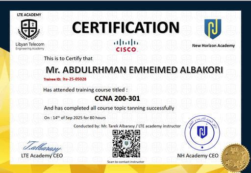 ABDULRHMAN EMHEIMED ALBAKORI